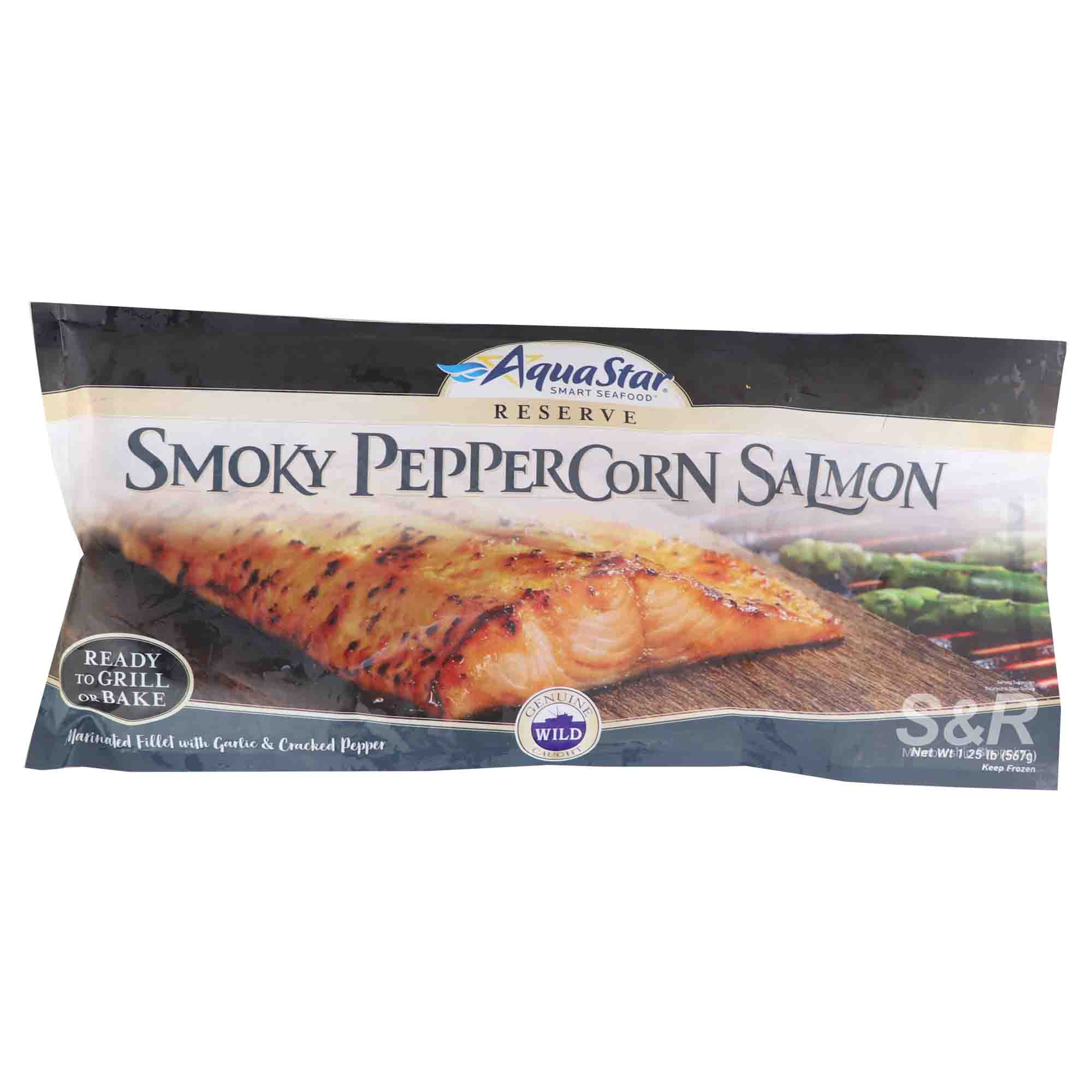 Aqua Smoky Pepper Corn Salmon 567g